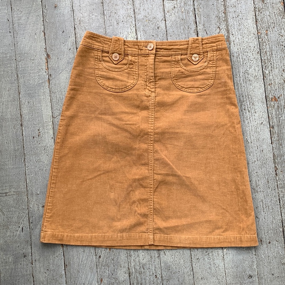 Divided by H&M Brown Corduroy Skirt size 6